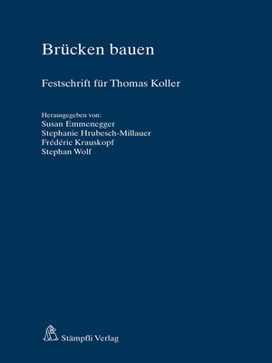 cover image of Brücken bauen